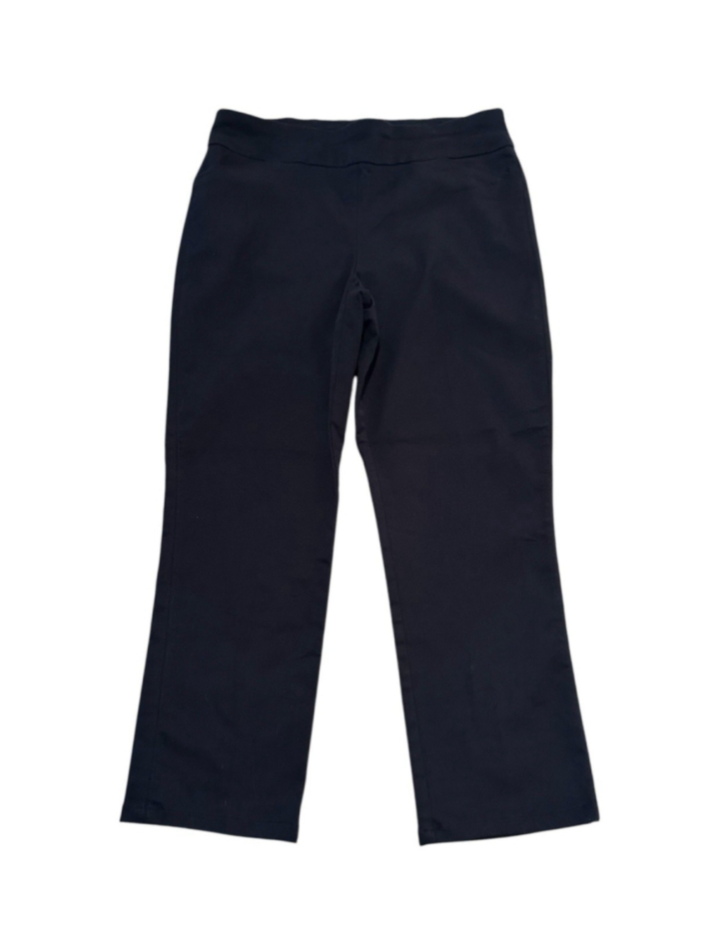 Croft & Barrow Dress Pants Womens 14 SHORT Navy Blue The Effortless Stretch Pant